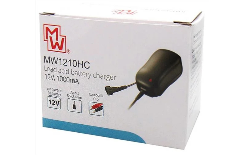ΦΟΡΤΙΣΤΗΣ ΜΟΛΥΒΔΟΥ 12V 1000mA MINWA MW1210HC
