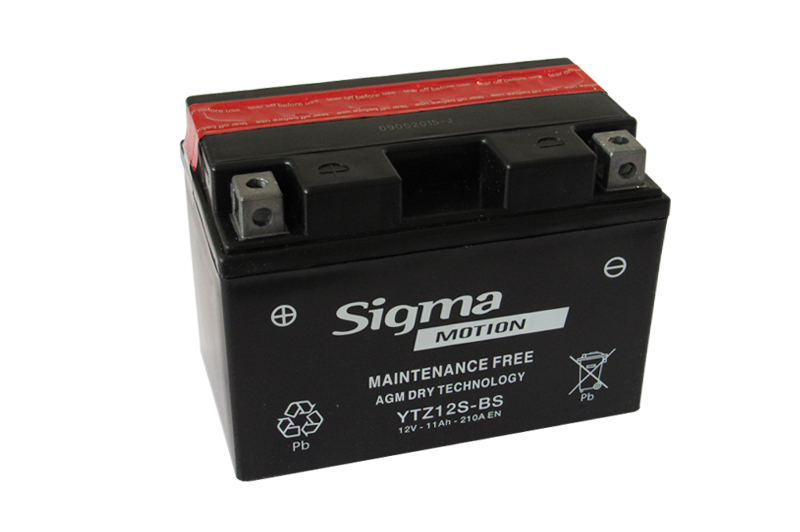 ΜΠΑΤΑΡΙΑ MOTO 12V 11Ah AGM SIGMA MOTION 