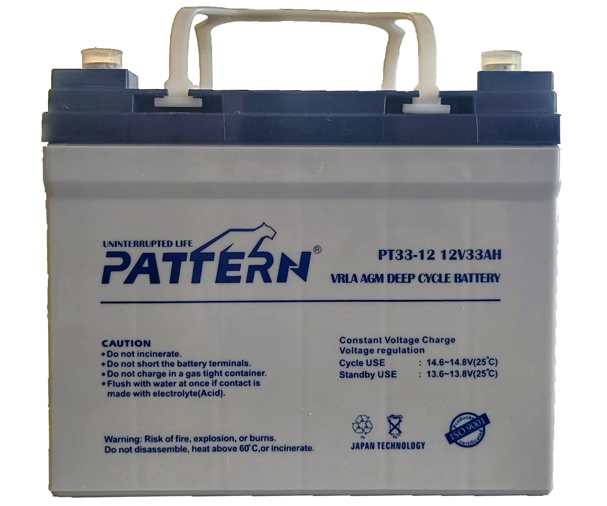 ΜΠΑΤΑΡΙΑ ΜΟΛΥΒΔΟΥ ΒΑΘΙΑΣ ΕΚΦΟΡΤΙΣΗΣ 12V-33AH